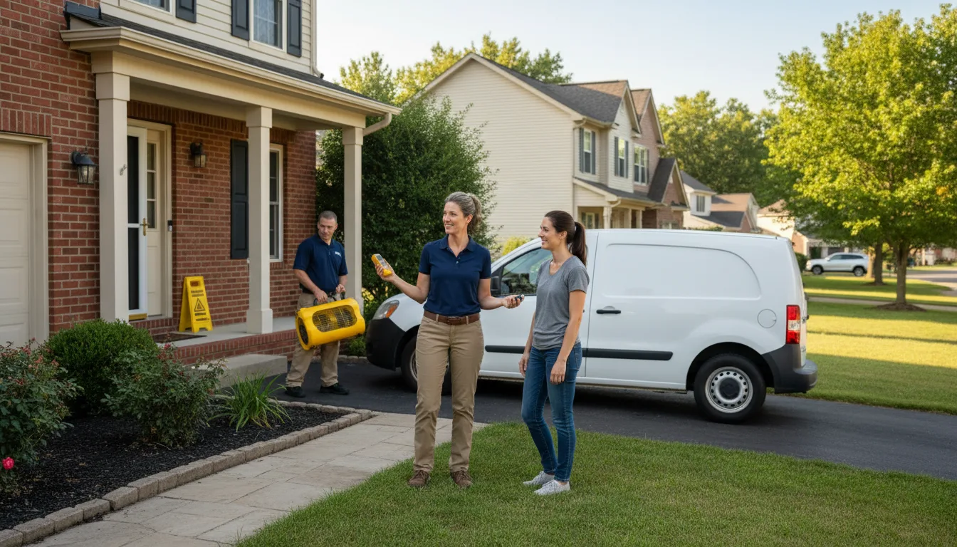Residential water damage restoration in Hooper, CO